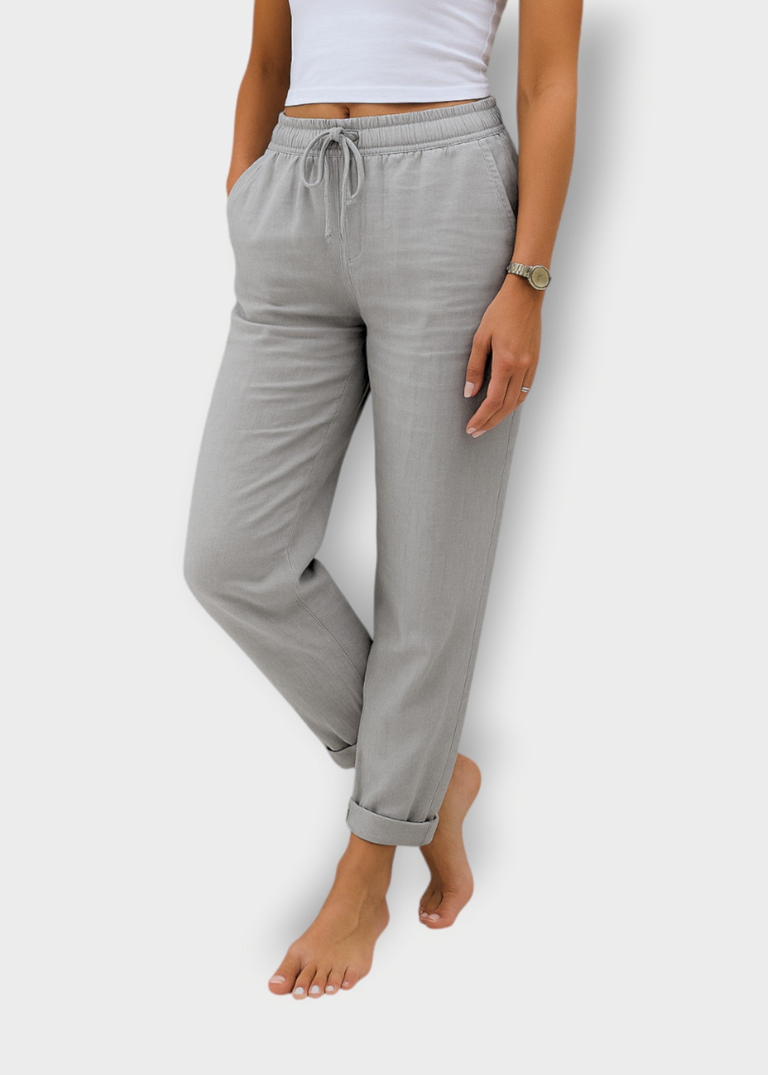 Sienna – Lightweight Cotton Joggers for Everyday Comfort