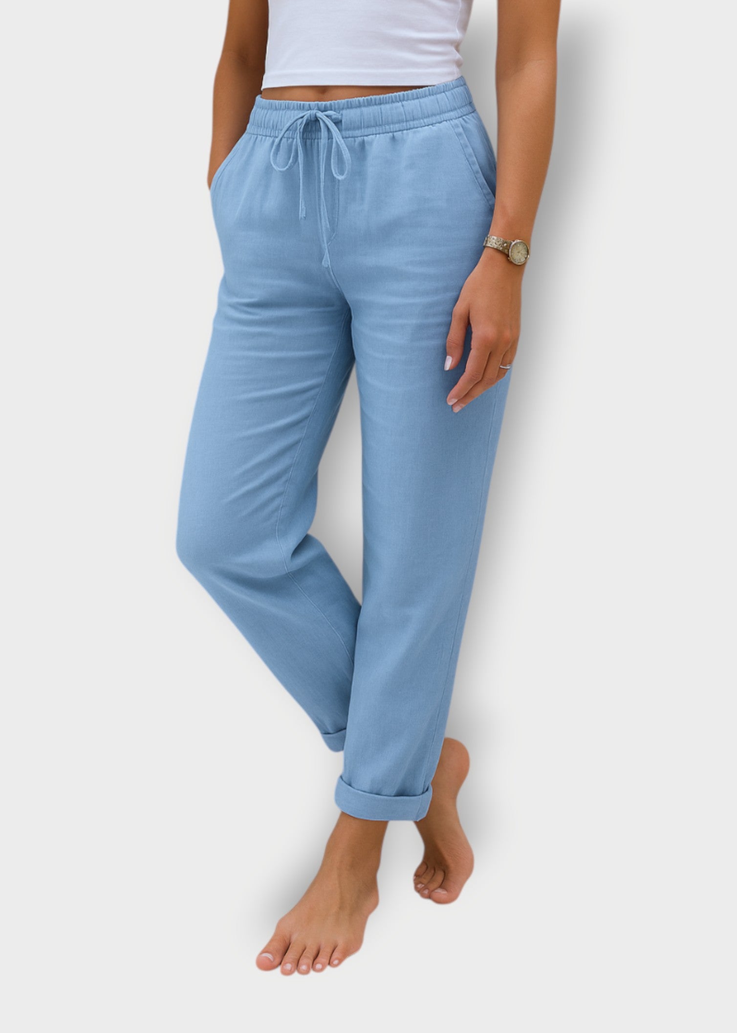 Sienna – Lightweight Cotton Joggers for Everyday Comfort