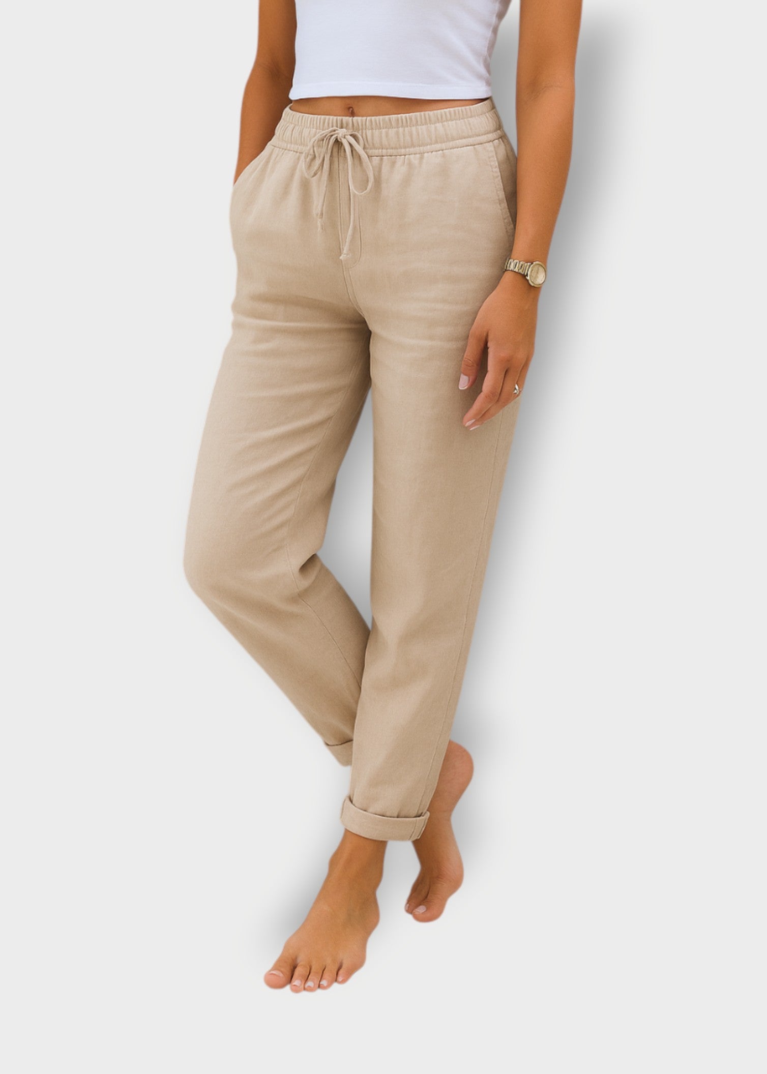 Sienna – Lightweight Cotton Joggers for Everyday Comfort