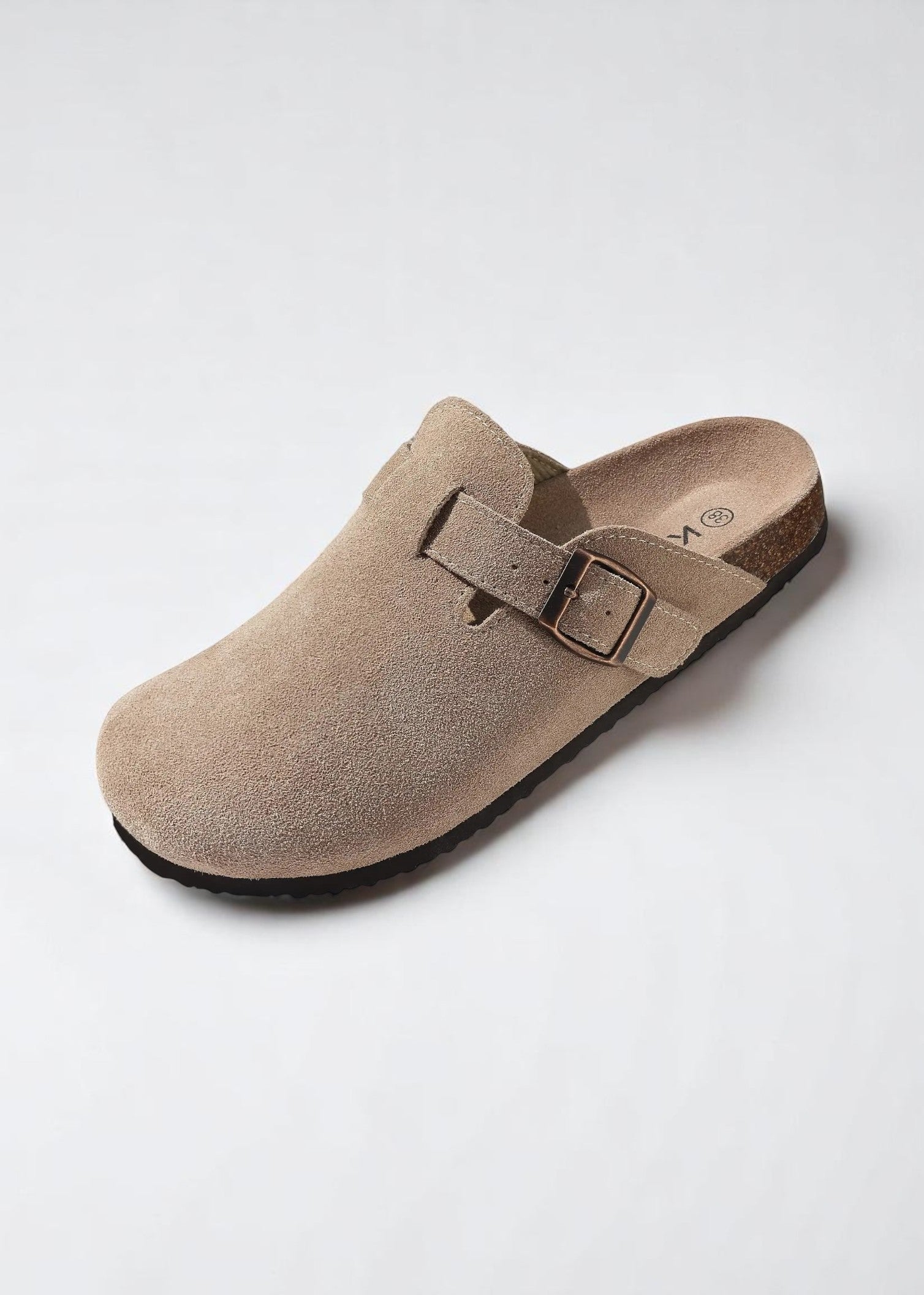 Lino Suede Clogs – Timeless Comfort for Every Day