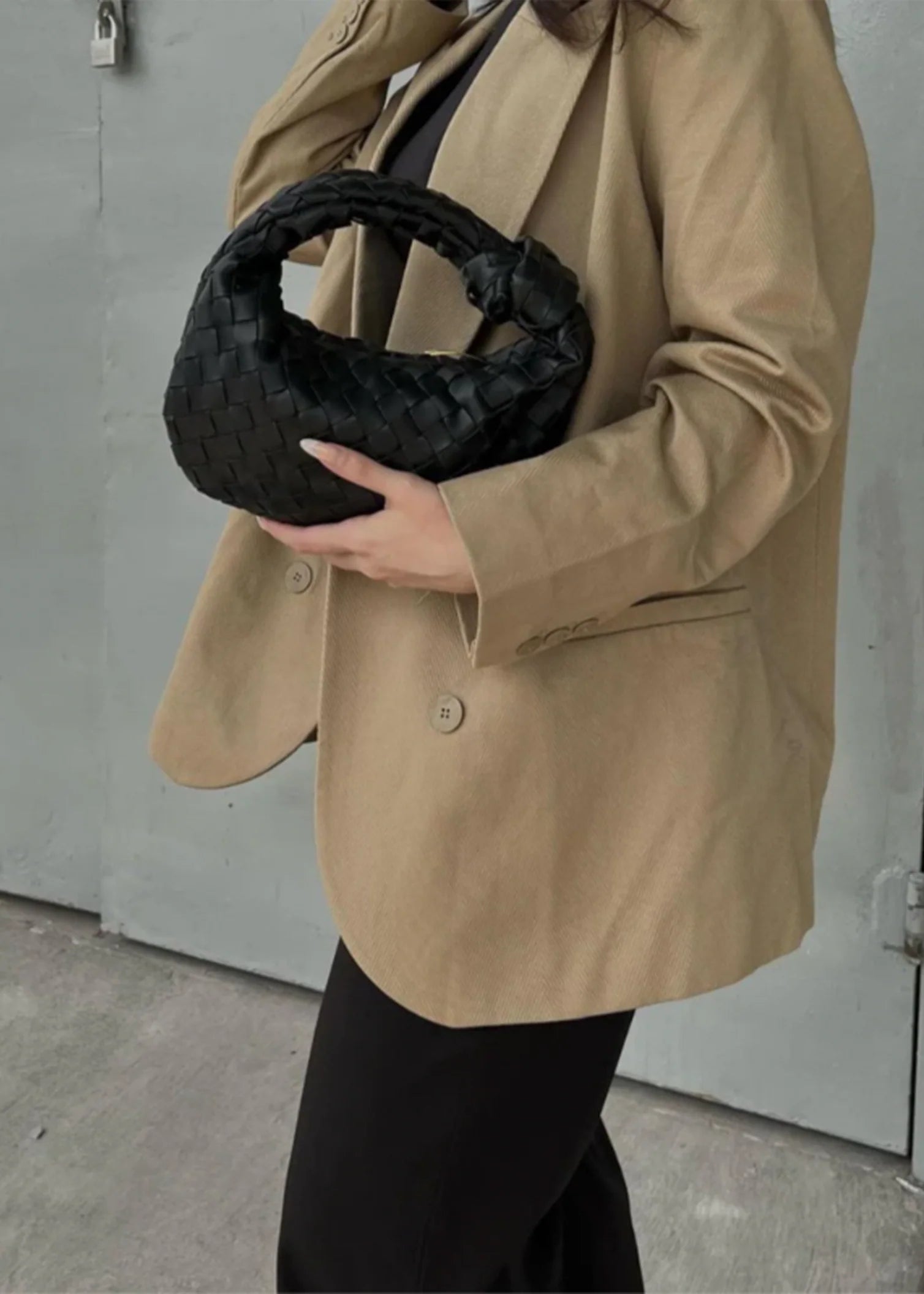 Ava Mini – Round Handle Bag with Braided Design