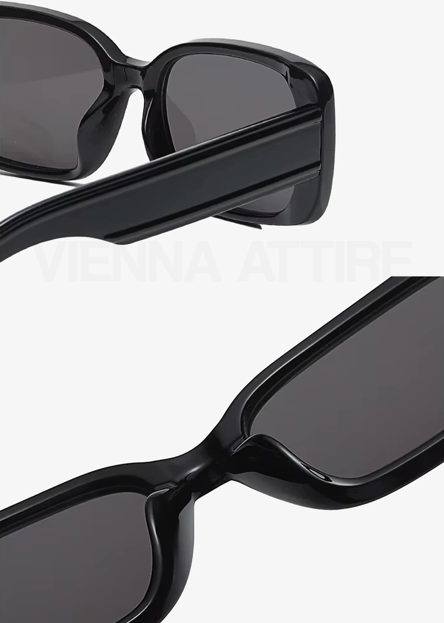 Crystal Gaze – Stylish Sunglasses with Transparent Frame