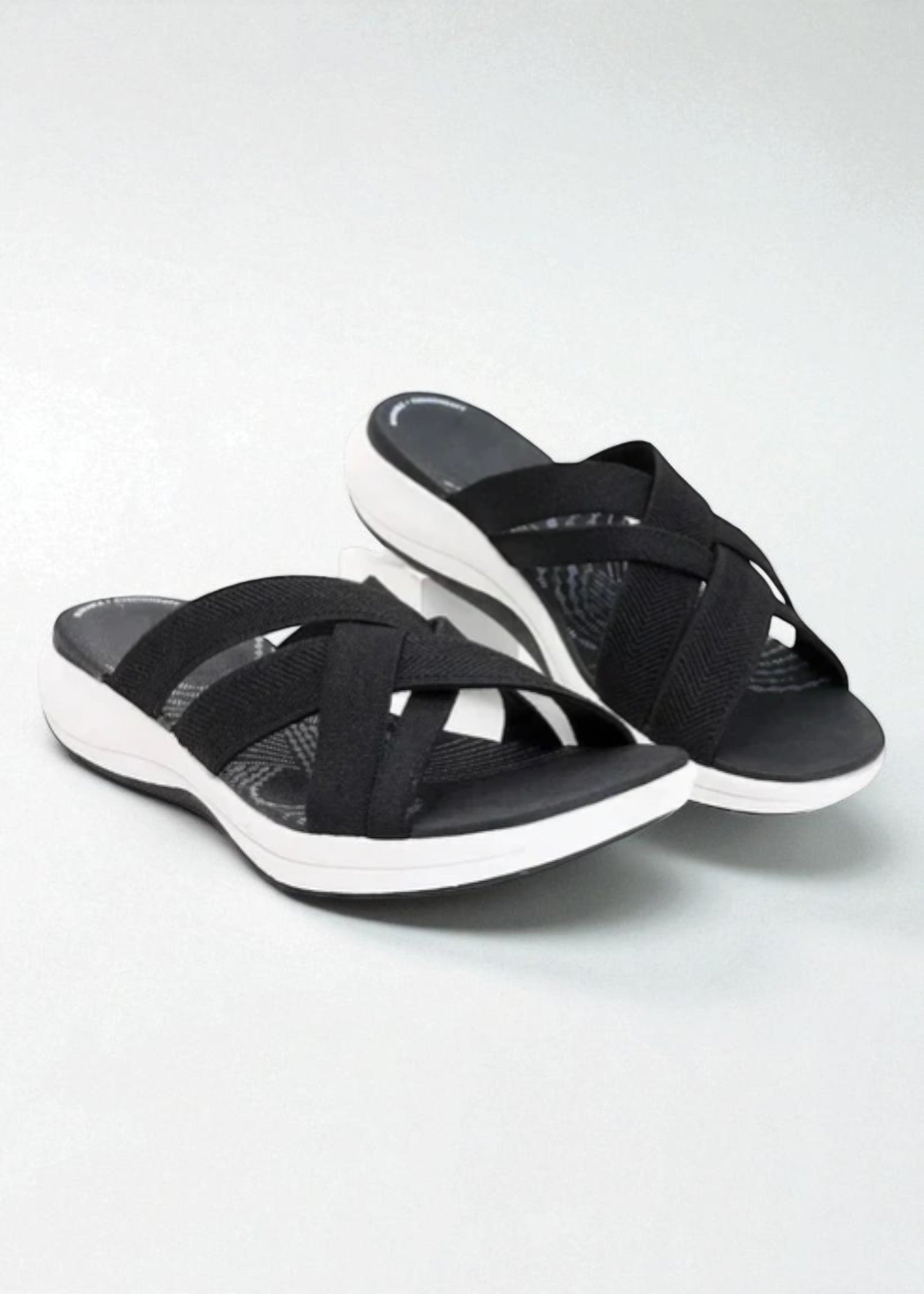 Nele – Comfortable Slip-On Sandals with Stretch Straps