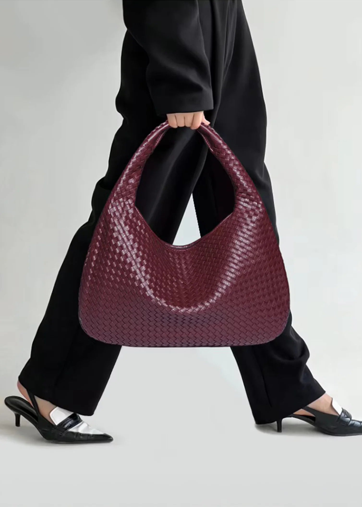 Ava – Tote Bag with Woven Design