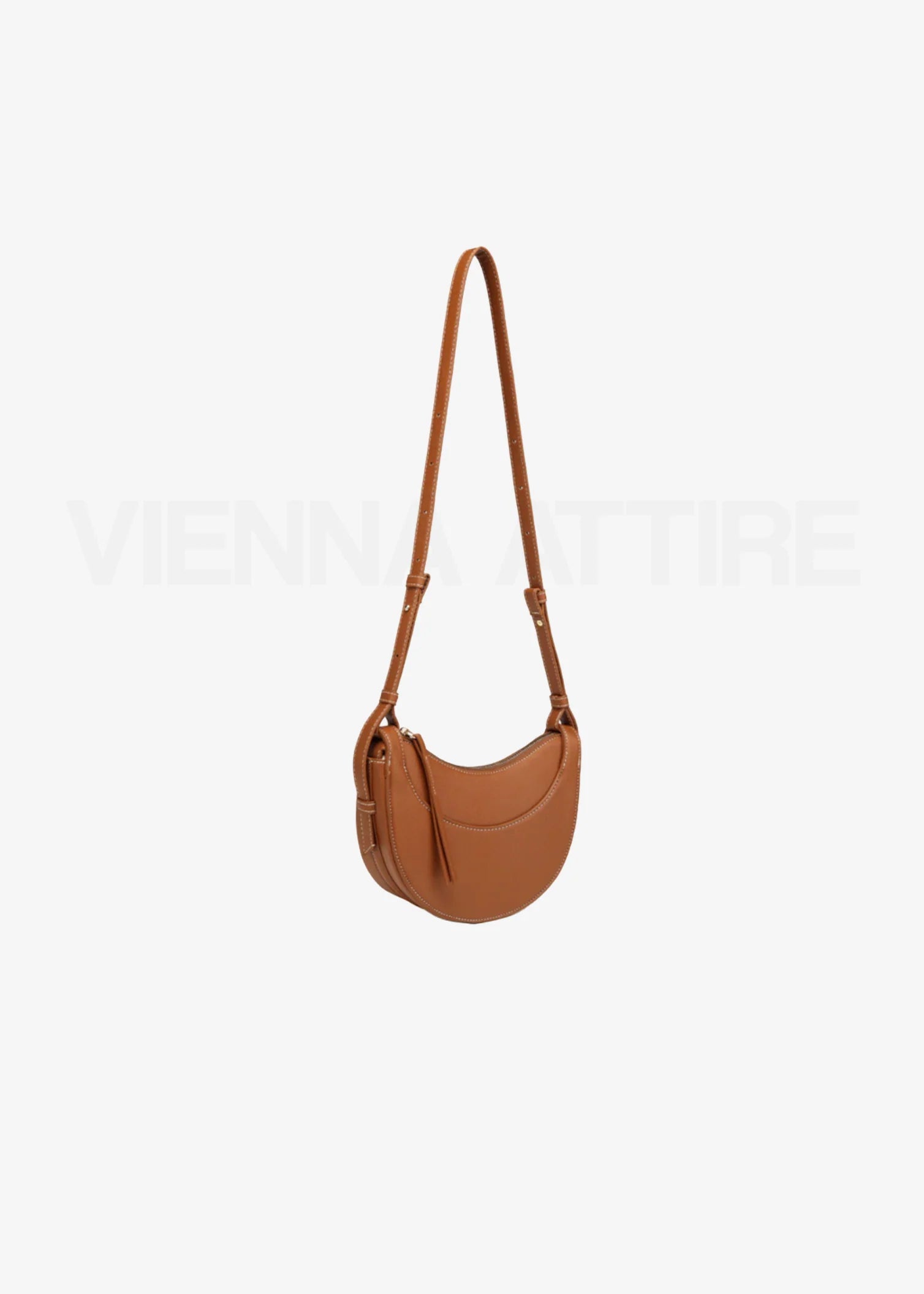Agnès – Half-Moon Crossbody Bag made from Vegan Leather