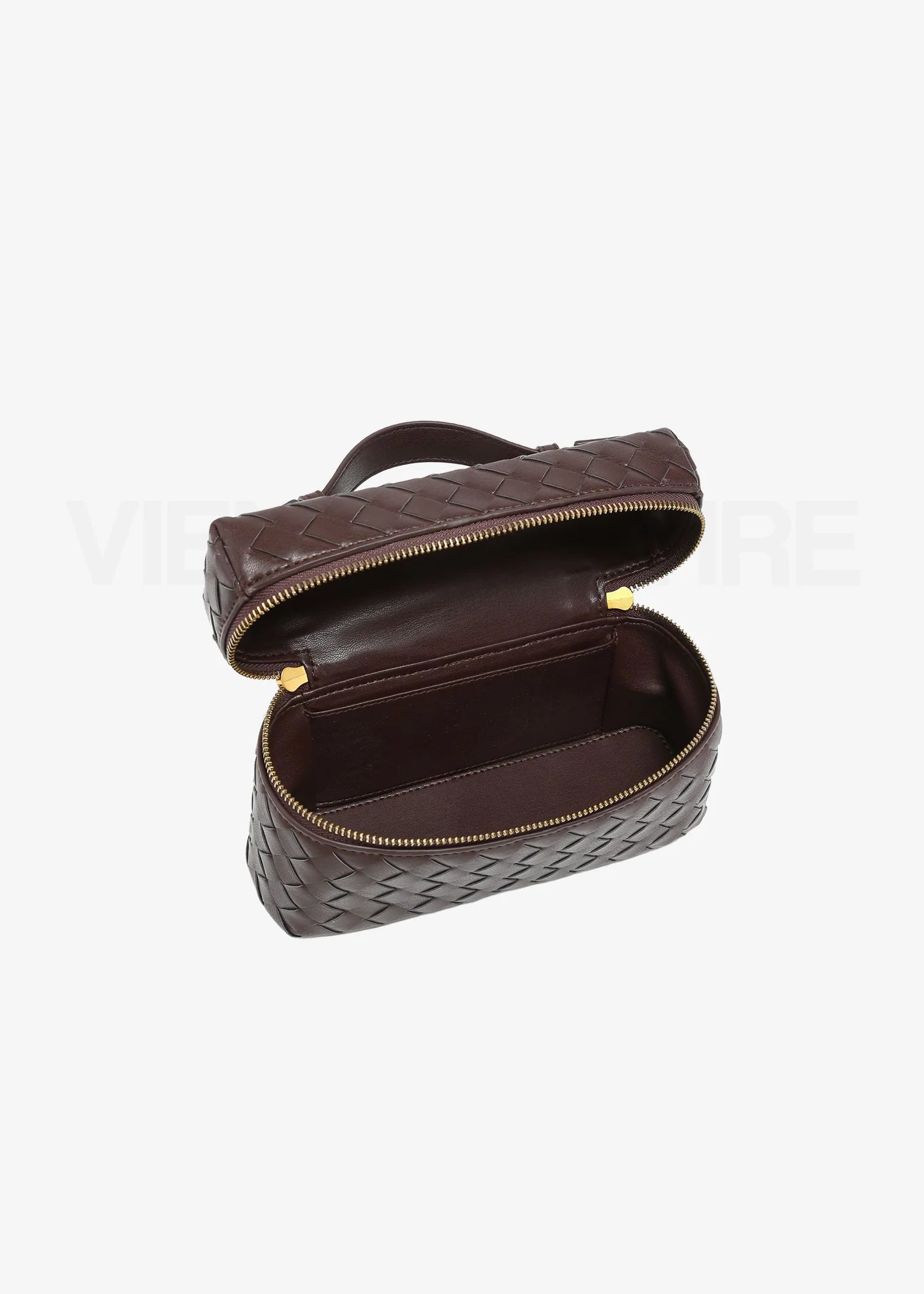 Aria – Structured Mini-Bag with Handle and Gold Details
