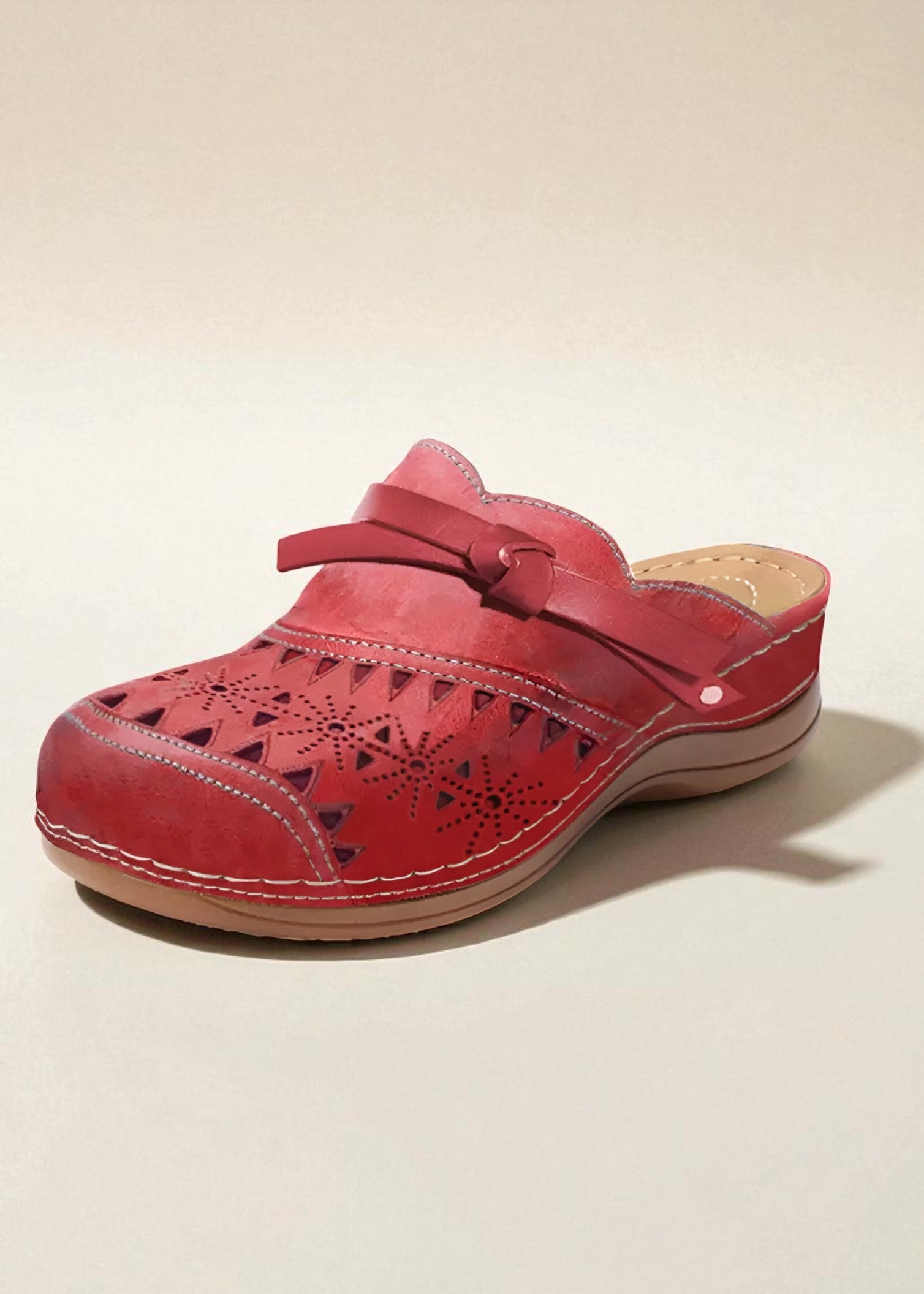 Celine – Comfort Slip-On Mules with Cut-Out Detail
