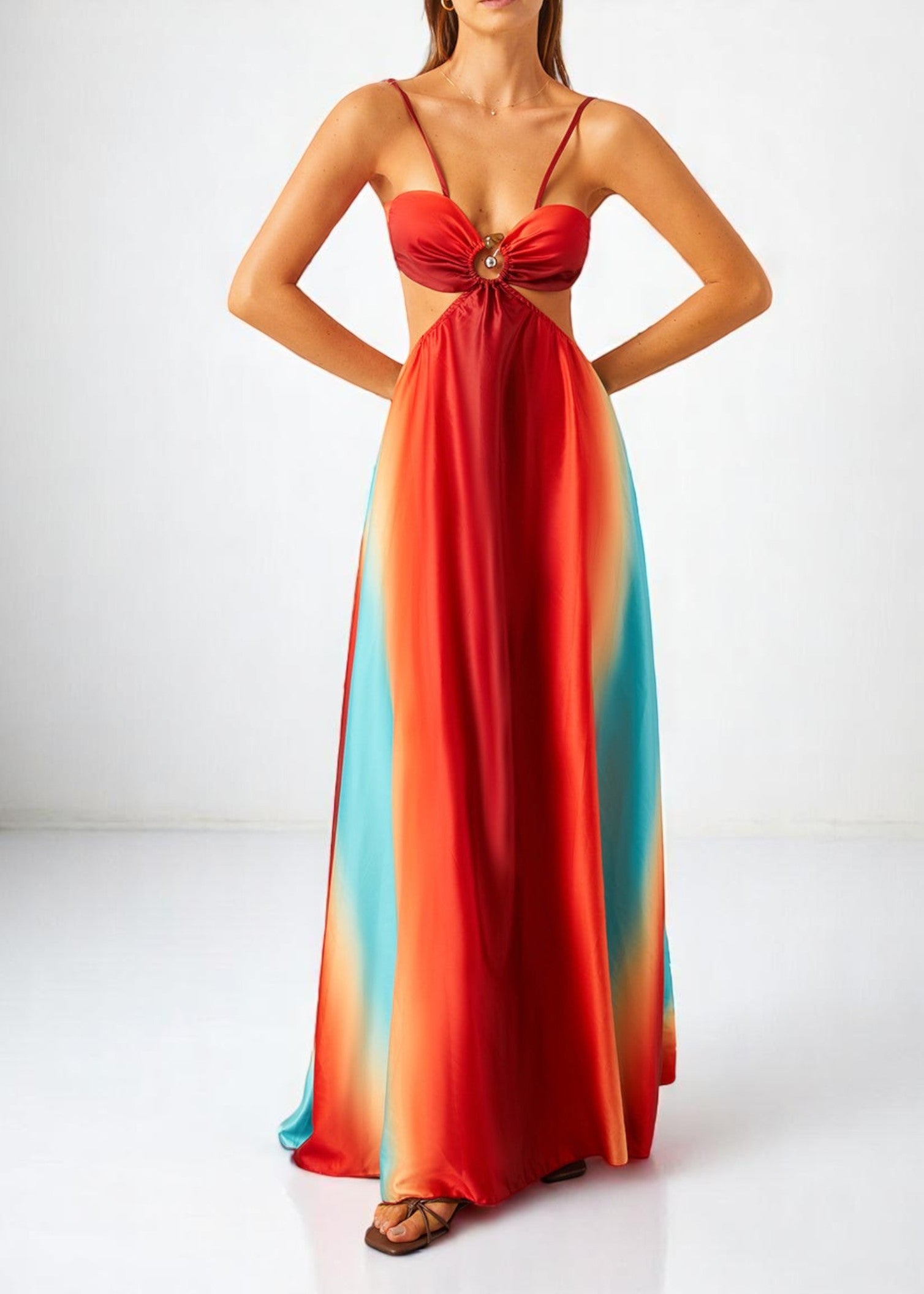 Solara Sunset Dress – Radiant & Alluring