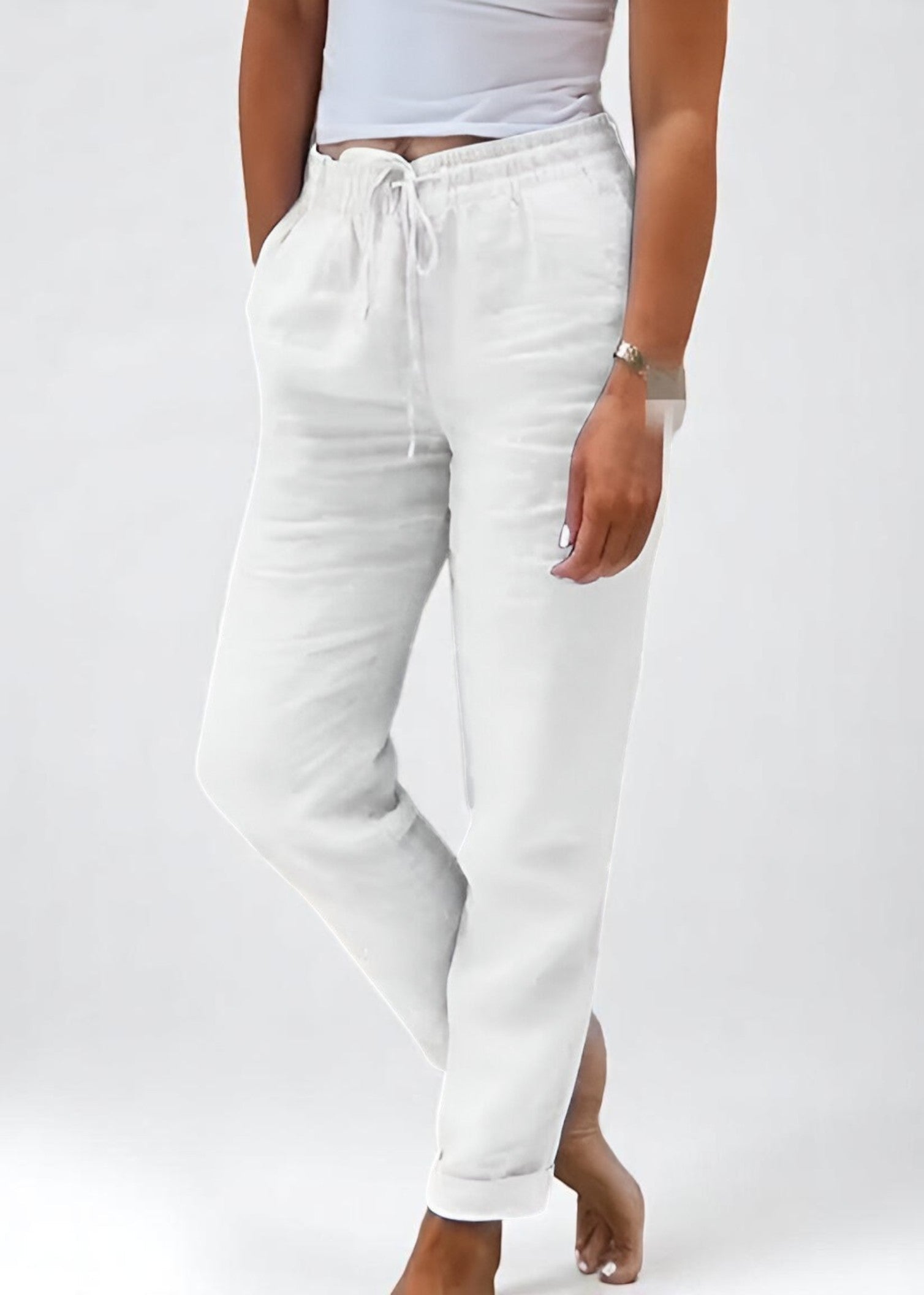 Linen Trousers Liv – Natural. Airy. Casual.