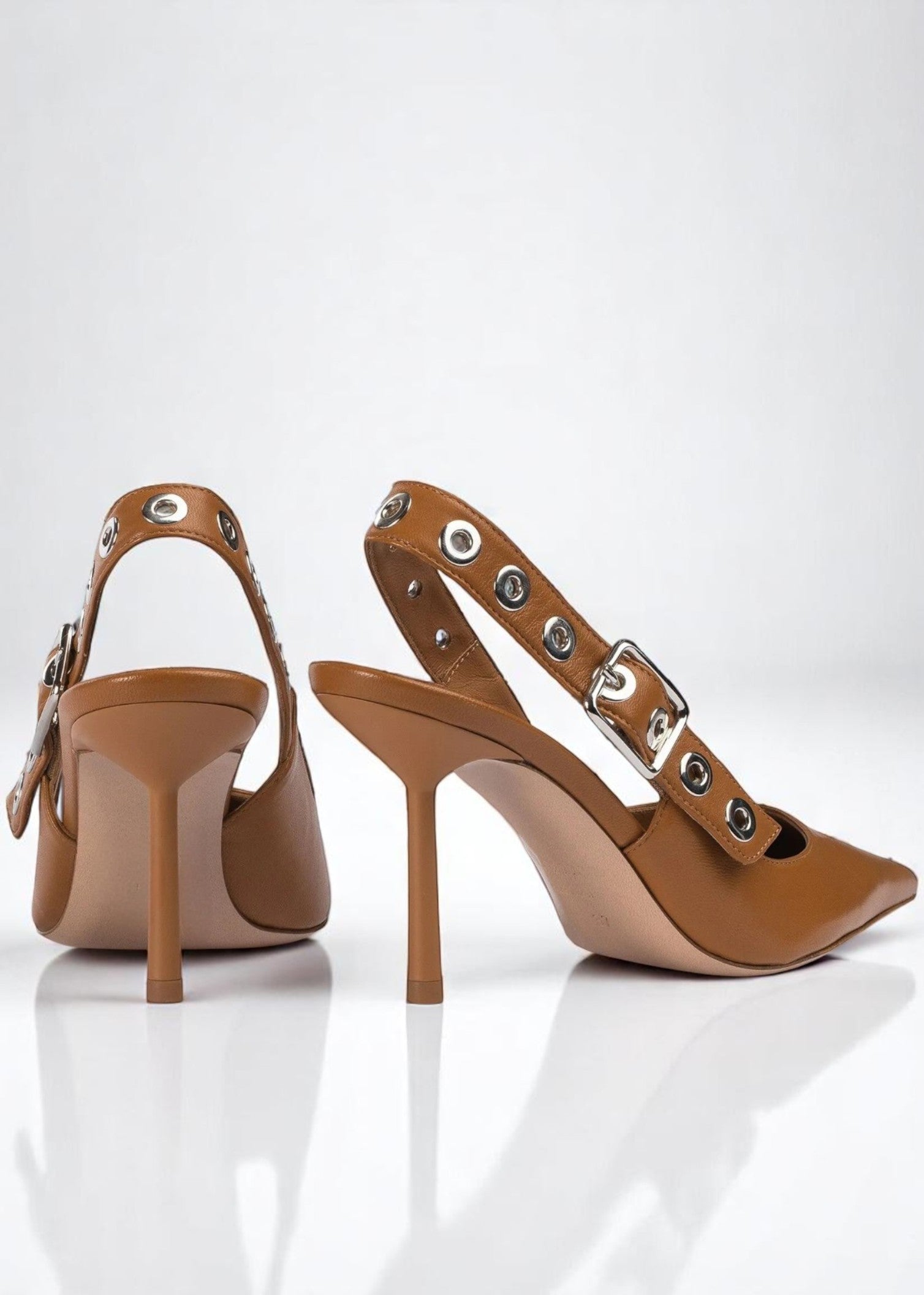 Mila Slingback Heels – Edgy Chic with a Style Break