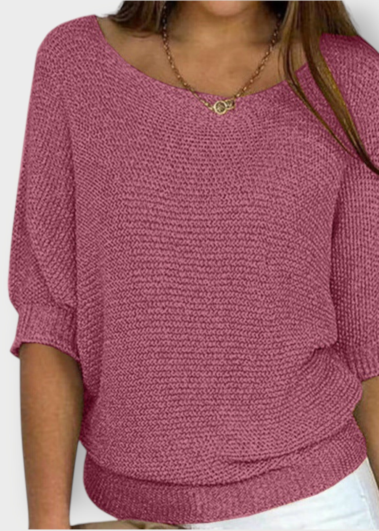Sofia – Lightweight Knitted Summer Jumper