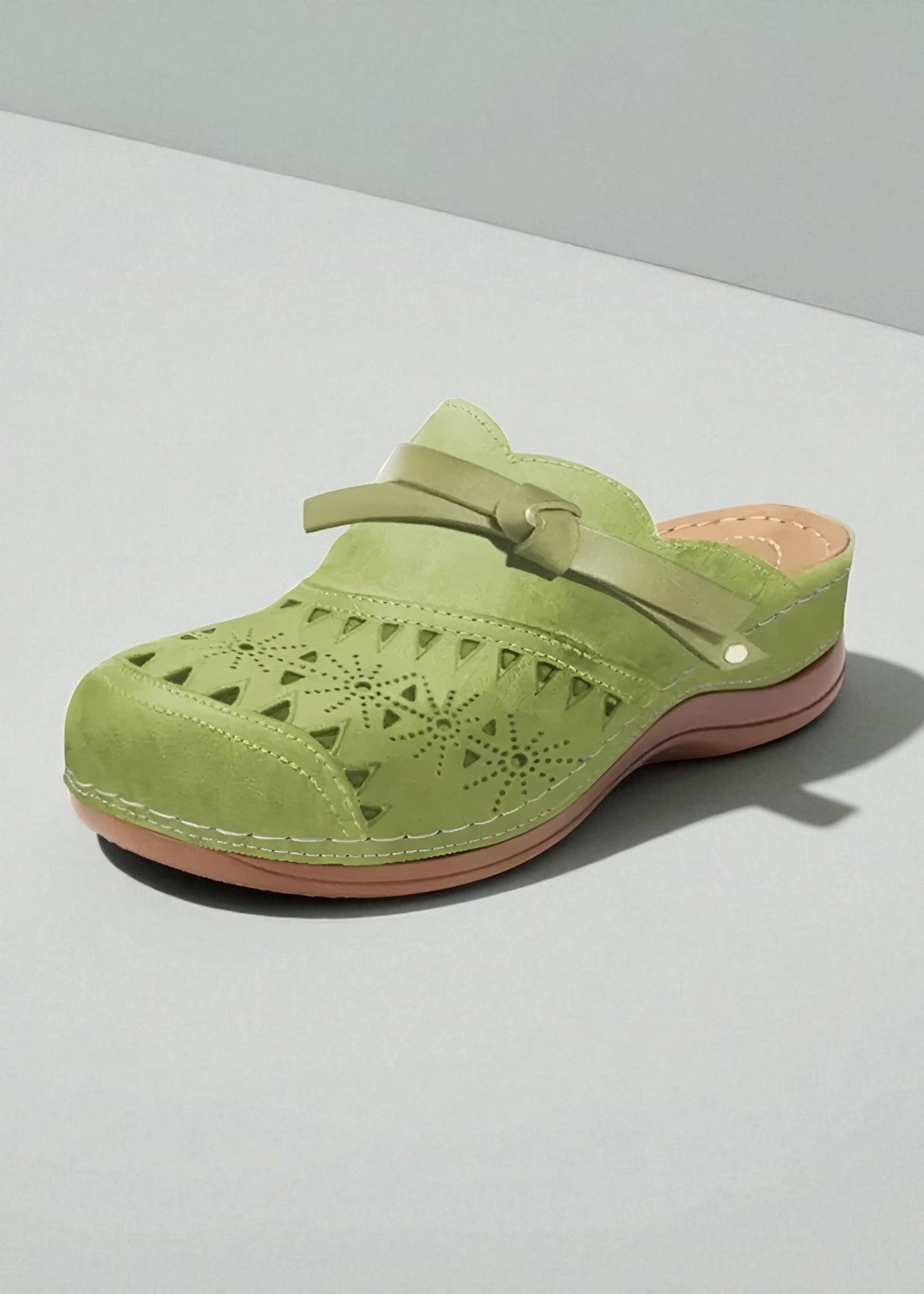 Celine – Comfort Slip-On Mules with Cut-Out Detail