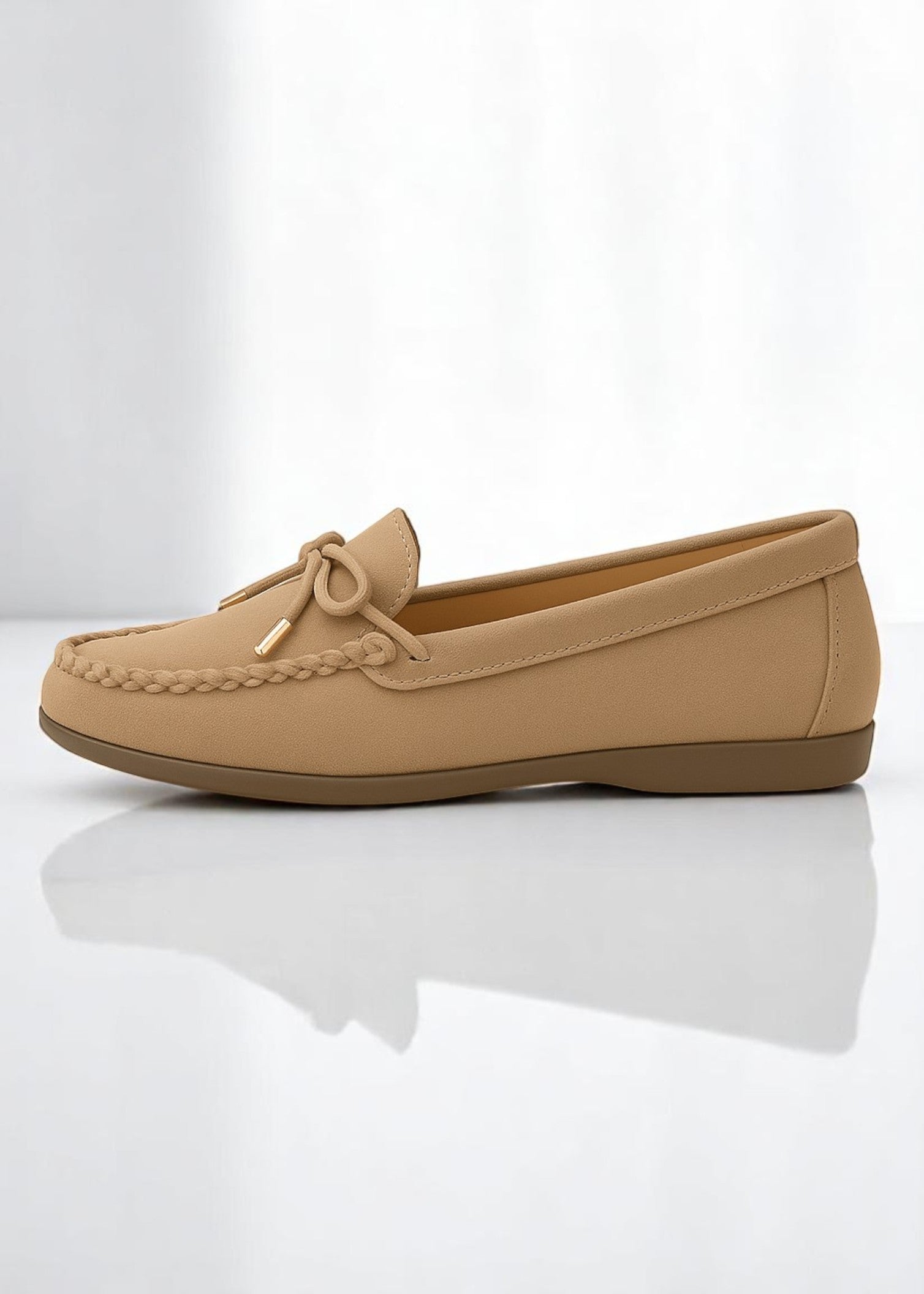 Sophie – Classic Moccasins with Bow