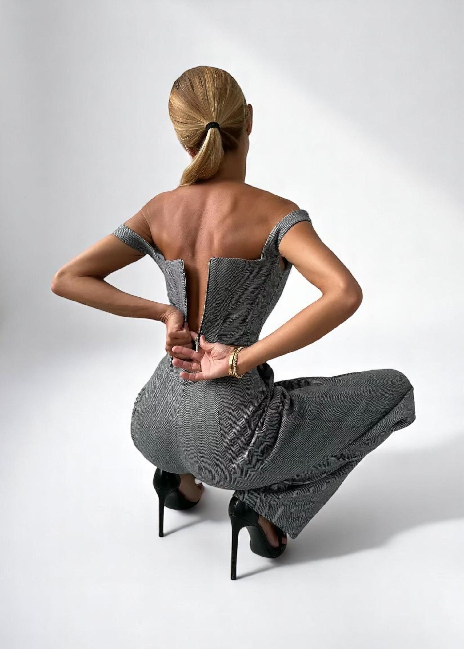 Kira Power Set – 3-Piece Tailoring Set with Corset Top