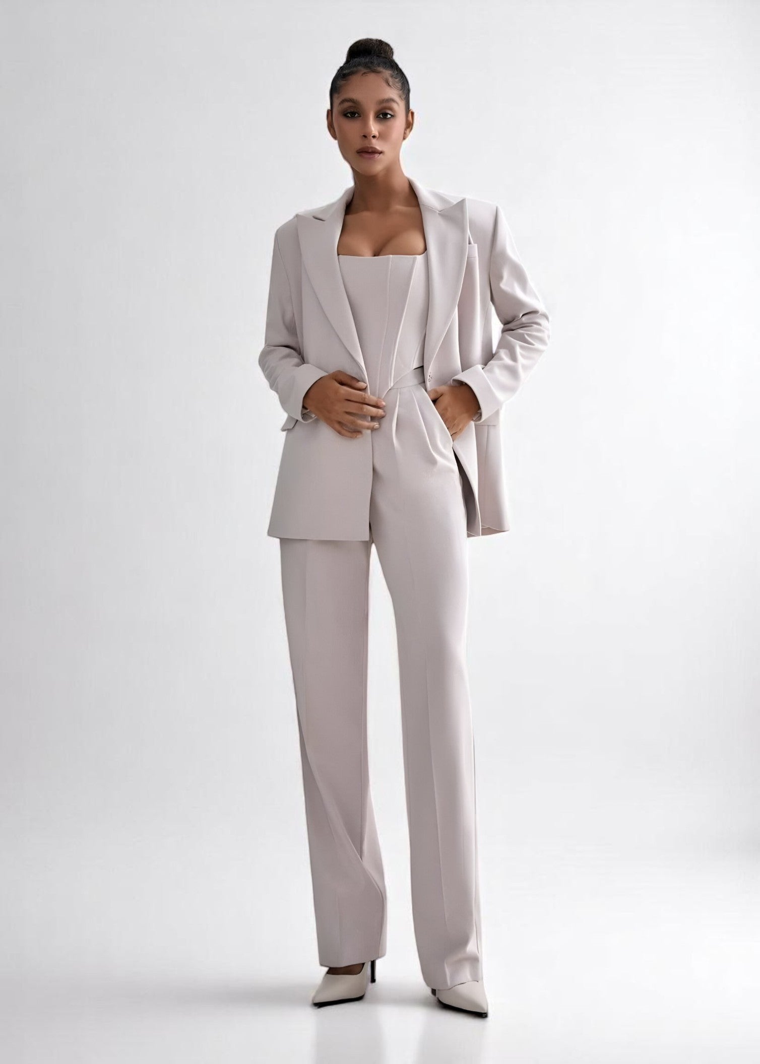 Kira Power Set – 3-Piece Tailoring Set with Corset Top